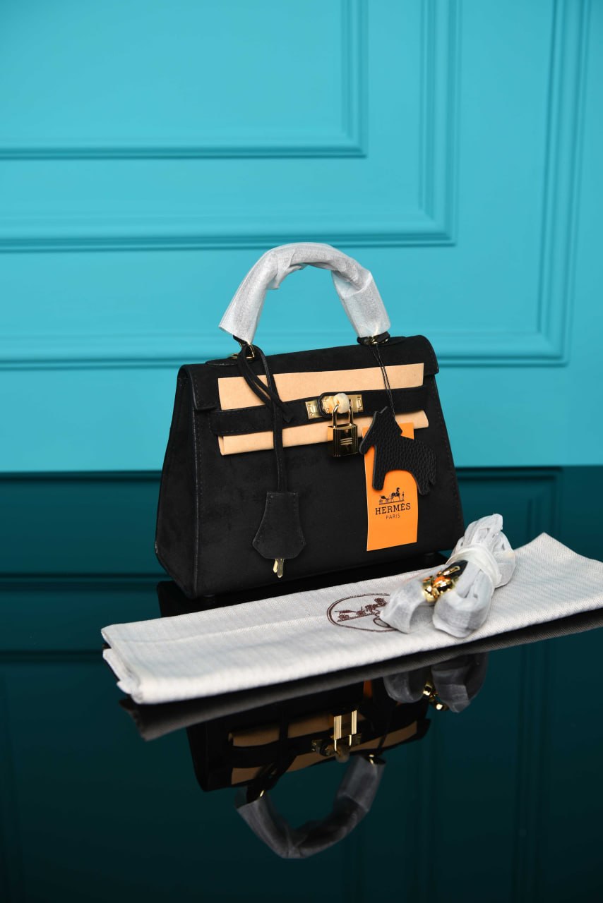 HRMS- Kelly 22 Bag in Suede