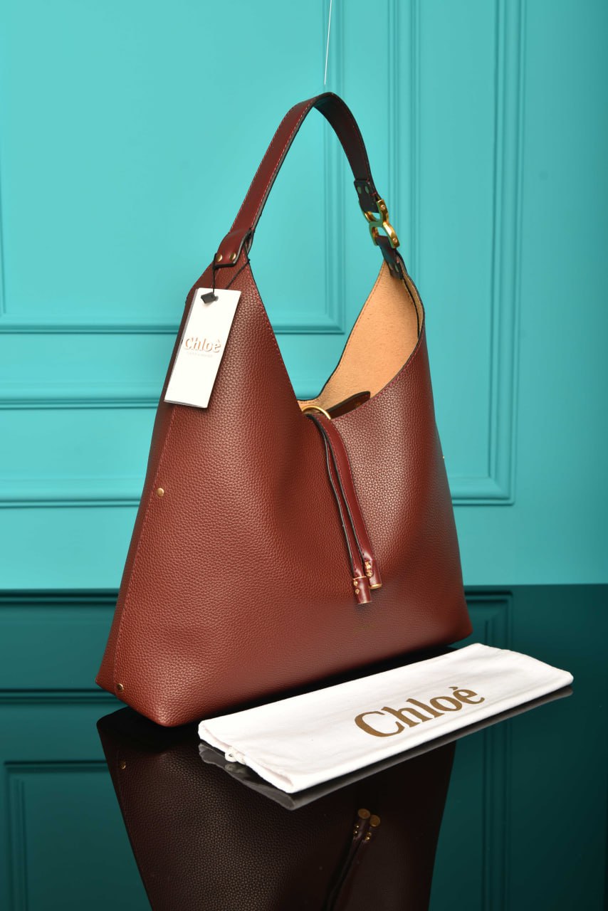 CLE - Marcie Hobo Bag in Grained Leather