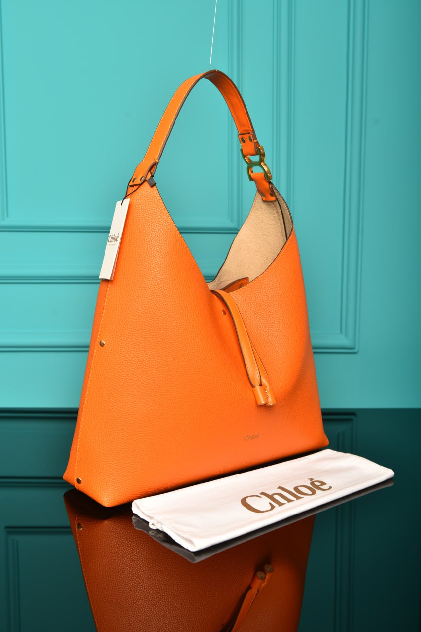 CLE - Marcie Hobo Bag in Grained Leather