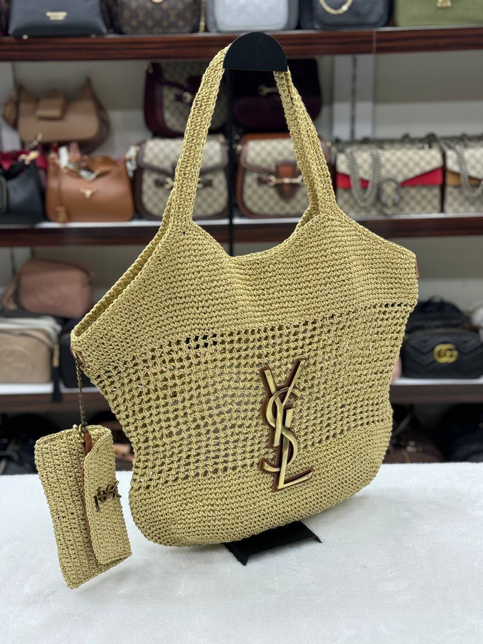 YSI- İcare Maxi Rafia Bag